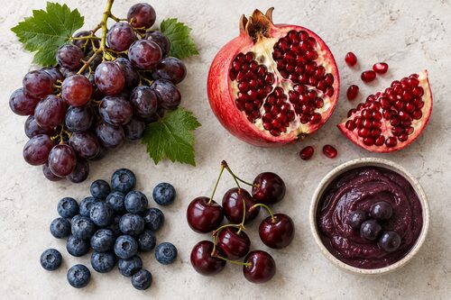 Resveratrol and superfruits